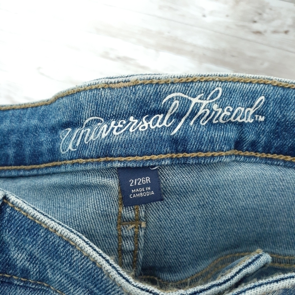 Universal Thread Womens Jeans Size 2 Hi Rise 77 - Picture 5 of 6
